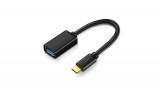 Ugreen Cablu convertor USB la USB tip C 3.0 OTG - negru (30701)