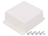 Carcasă Universală ABS Albă 69x82x30mm