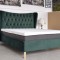 Pat Lora 160x200 cm Tapitat Catifea Verde Somiera Inclusa (cod ML 2302-14)