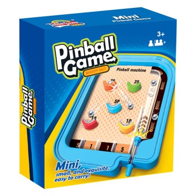 Joc Pinball, Mini, Portabil, Albastru, 10.5x2x14cm foto