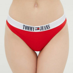 Tommy Jeans chiloti de baie culoarea rosu