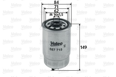 Filtru combustibil VALEO 587715
