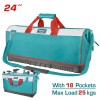 TOTAL - GEANTA PENTRU UNELTE - 24&quot; - 60CM - PODEA RANFORSATA (INDUSTRIAL) PowerTool TopQuality