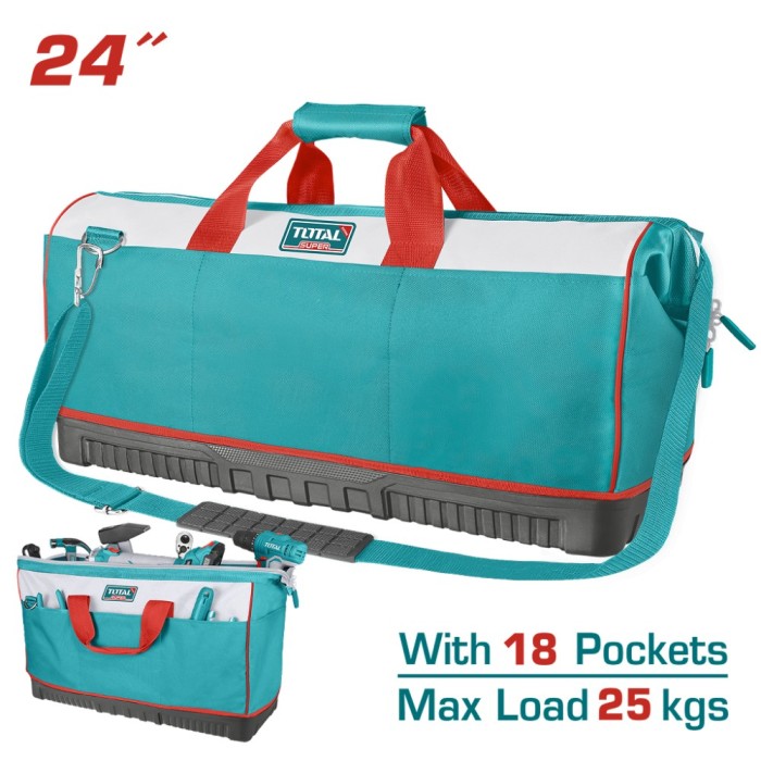 TOTAL - GEANTA PENTRU UNELTE - 24&quot; - 60CM - PODEA RANFORSATA (INDUSTRIAL) PowerTool TopQuality