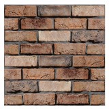 Set 10 x Placi Tapet Autocolant 3D cu Imitatie de Caramida de Exterior, pentru Perete Bucatarie Sufragerie, Usor de Curatat, Rezistent la Apa, Autoade