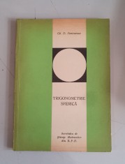 TRIGONOMETRIE SFERICA - GH. D. SIMIONESCU foto