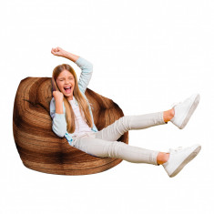 Fotoliu Puf Bean Bag tip Para L lemn maro