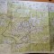 harta turistica muntii retezat - anii &#039;70 - &#039;80 - dimensiuni 67 /47 cm