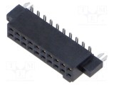 Conector PCB-PCB mamă 20 PIN 1,27mm SFM argintat - SAMTEC