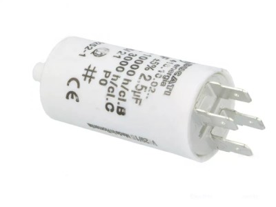 C mot 2.5uF/425Vac 4papuci cu surub Ducati foto
