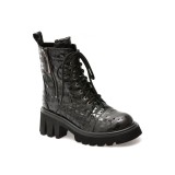Ghete GRYXX negre, RT4546, din piele naturala