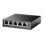 SWITCH TP-LINK 5-Port Gigabit Easy Smart Switch cu 4-Port PoE+, carcasa metalica &quot;TL-SG105MPE&quot; (timbru verde 2 lei)