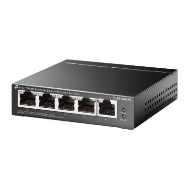 &amp;quot;5-Port Gigabit Easy Smart Switch with 4-Port PoE+ PORT: 4&amp;times; foto