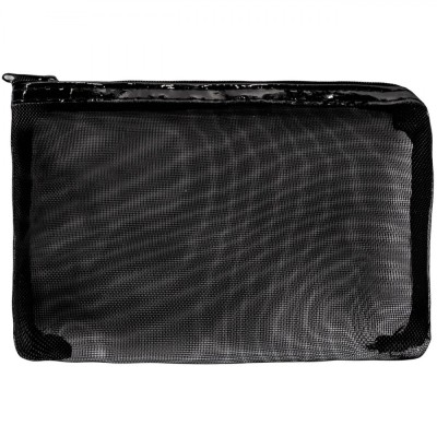 Portofel Mesh, 19x13cm, Negru, PVC foto