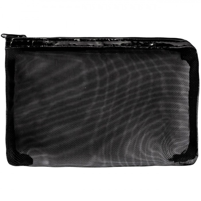 Portofel Mesh, 19x13cm, Negru, PVC