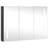 Cumpara ieftin Dulap de baie cu oglinda si LED, 89x14x62 cm