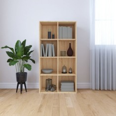 Bibliotecă/Dulap, stejar sonoma, 66x30x130 cm, lemn prelucrat