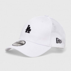 New Era sapca culoarea alb, cu imprimeu, LOS ANGELES DODGERS