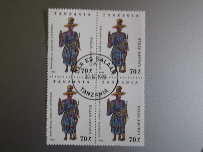 TANZANIA BLOC STAMPILAT=105