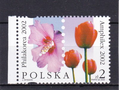 POLONIA 2002 EXPOZITIE FILATELICA PHILAKOREA/AMPHILEX 2002 MNH foto