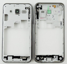 Rama carcasa mijloc Samsung Galaxy J5 J500 argintiu foto