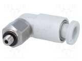 Racord push-in filetate unghi 90&deg; M3 1&divide;10bar SMC
