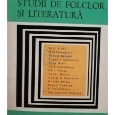 Iordan Datcu (red.) - Studii de folclor si literatura (editia 1967)