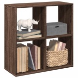 VidaXL Bibliotecă/separator cameră stejar maro 69,5x29x69,5 cm lemn