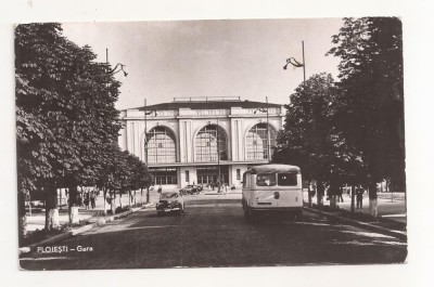 RF67 -Carte Postala- Ploiesti, gara , circulata 1967 foto
