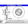 Set discuri frana fata ATE, Renault Scenic I Multi-Scop Vehicul (Mpv), 08.1999-07.10, Fata; puntea fata; Sistem de franare : hidraulic