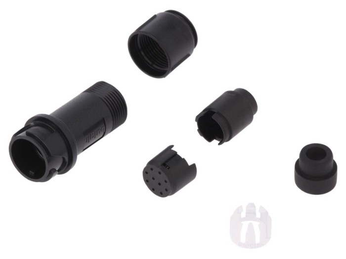 Conector circular tată 10 pini IP68