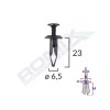 Clips Fixare Universal 6.5x23mm Negru Set 10 Bucati Auto