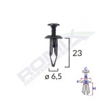 CLIPS FIXARE UNIVERSAL 6.5X23MM - NEGRU SET 10 BUC 61951