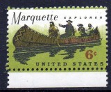 SUA 1968, Aniversari, Exploratori, Marquette, serie neuzata, MNH, Nestampilat