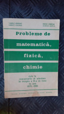 Probleme de matematica, fizica si chimie ADMITERE in anii 1978 - 1979 foto