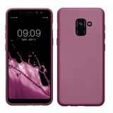 Husa Kwmobile pentru Samsung Galaxy A8 (2018), Mov, Silicon, KWM0000093L010C, Carcasa
