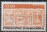 ANDORRA-Franta 1985, Stema, Heraldica, serie neuzata, MNH, Nestampilat