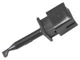 Clemă de măsurare cu c&acirc;rlig 10A neagră 1kV 44mm