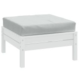 vidaXL Pernă de paleți, melanj gri deschis 60x60x9,5 cm material textil 4002663