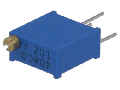 Potențiometru Multiturn 200&amp;Omega; 500mW THT &amp;plusmn;10% foto
