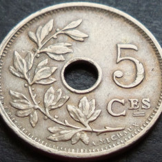 Moneda istorica 5 CENTIMES - BELGIA, anul 1928 *cod 3002 B