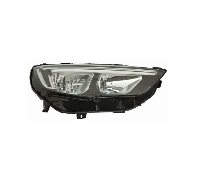 Far Opel Insignia, 03.2017-06.2020, montare fata, dreapta, cu lumini de zi tip LED; H7+H7+LED; electric; fara modul LED; cu motor; halogen, DEPO