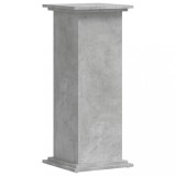 Cumpara ieftin Suport de plante, gri beton, 33x33x80 cm, lemn prelucrat