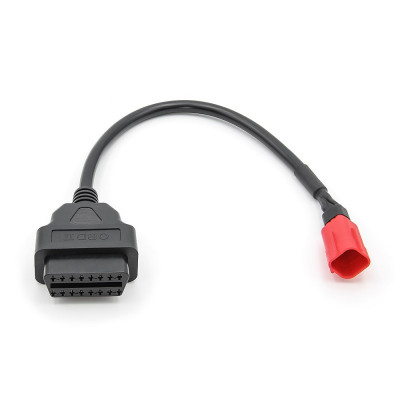 Cablu Adaptor De Diagnosticare Techstar&amp;reg; OBD2 Cu 6 Pini La 16 Pini Pentru Motociclete Honda foto