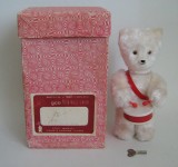 Jucarie veche de colectie urs tobosar mecanism cu cheita functional din comunism