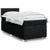 VidaXL Pat box spring cu saltea, negru, 90x190 cm, textil 3285745