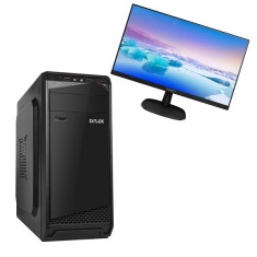 Pachet Unitate PC Gaming, Nou Maxi640, Procesor Intel Core I5, generatia a 6-a, RAM 16GB DDR4, Stocare 512SSD, PV RX550 4GB, Black-D cu Monitor foto