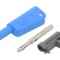 Conector Banană 4mm Albastru 1kV 19A Izolat