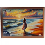 Puzzle Witty Puzzlezz, Fata pe plaja, 250 piese
