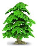 Copac Gingo Biloba 25 cm Animal figurina